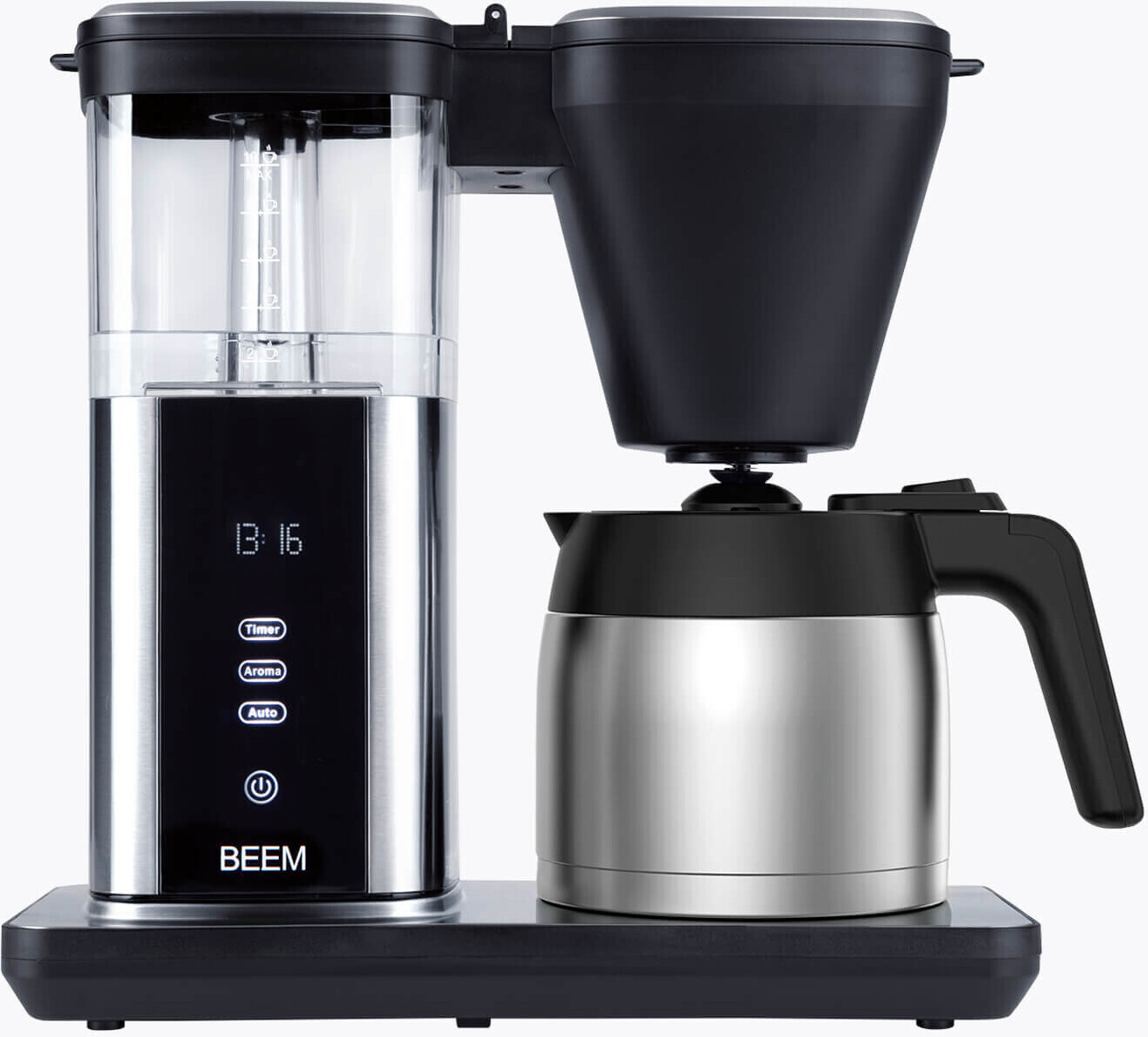 قهوه ساز بیم آلمان مدل Beem 03890 Direct-Brew Filterkaffeemaschine - ظرفیت 1.25 لیتر - ترکیبی از طراحی شیک و عملکرد حرفه ای